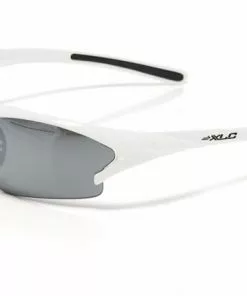 XLC Sonnenbrille Jamaica SG-C07 Rahmen Weiß Gläser Silber Spiegel