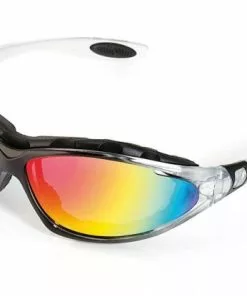 XLC Sonnenbrille Reunion SG F05 Rahmen Transparent Gläser Rot Verspiegelt