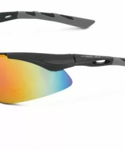 XLC Sonnenbrille Komodo SG C09 Rahmen Schwarz Grau Gläser Verspiegelt