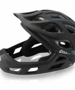 XLC All MTN Full Face Fahrradhelm BH-F05, Gr.S/M (52-56cm), Schwarz