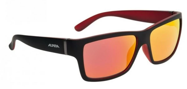 Alpina Sonnenbrille Kacey Schwarz Matt Rot Glas Rot Verspiegelt S3 3 Alpina Sonnenbrille Kacey Schwarz Matt Rot Glas Rot Verspiegelt S3