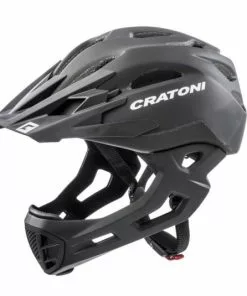 Cratoni Helm C-Maniac Freeride Gr. S/M 52-56cm Schwarz Matt