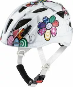 Alpina Kinderhelm Ximo Flash White Flower Gr. 49-54 Cm