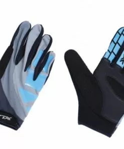 XLC Langfingerhandschuh Enduro Grau Blau Größe XL