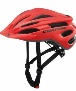 Cratoni Helm Pacer MTB Rot Matt Gr. S/M 54-58 Cm