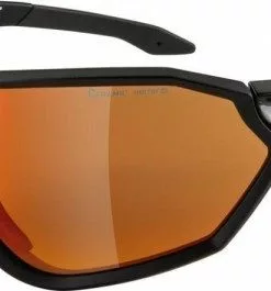 Sonnenbrille Alpina S-Way CM+ Rahmen Black Matt.Glas Red Mirror