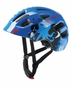 Cratoni Kinderhelm Maxster Kid Pirat/blau Glanz Gr. XS/S 45-51 Cm