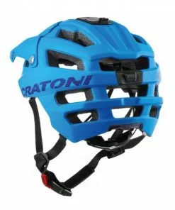 Cratoni Helm AllTrack MTB Blau Gummiert Gr. M/L 58-61 Cm