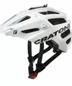 Cratoni Helm AllTrack MTB Weiß Gummiert Gr. M/L 58-61 Cm