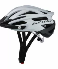 Cratoni Helm Agravic MTB Weiß/schwarz Glanz Gr. L/XL 58-62 Cm