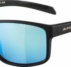 Alpina Sonnenbrille Nacan I Rahmen Black Matt Glas Blue Mirror
