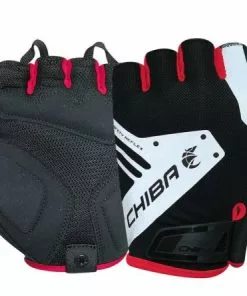Chiba Handschuh Air Plus Reflex Kurz Schwarz Rot Größe XL