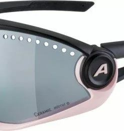 Sonnenbrille Alpina 5W1NG CM+ Rahmen Light Rose Black Glas Black Mirror