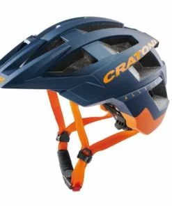 Cratoni Helm AllSet MTB Blau/orange Matt Gr. S/M 54-58 Cm