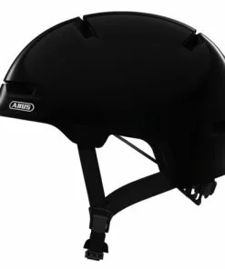 Abus Kinderhelm Scraper Kid 3.0 Shiny Black Gr. M 54-58 Cm