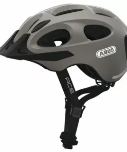 Abus Helm I Ace Metallic Silver Gr. L 56-61 Cm