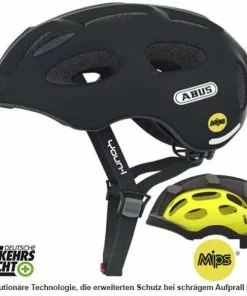 Abus Helm Youn-I MIPS Velvet Black Gr. S 48-54cm