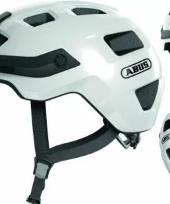 Abus Motrip Shiny White, S 51-55cm