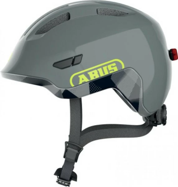 Abus Kinderhelm Smiley 3.0 ACE LED Shiny Grey Gr. S 45-50 Cm 3 Abus Kinderhelm Smiley 3.0 ACE LED Shiny Grey Gr. S 45-50 Cm