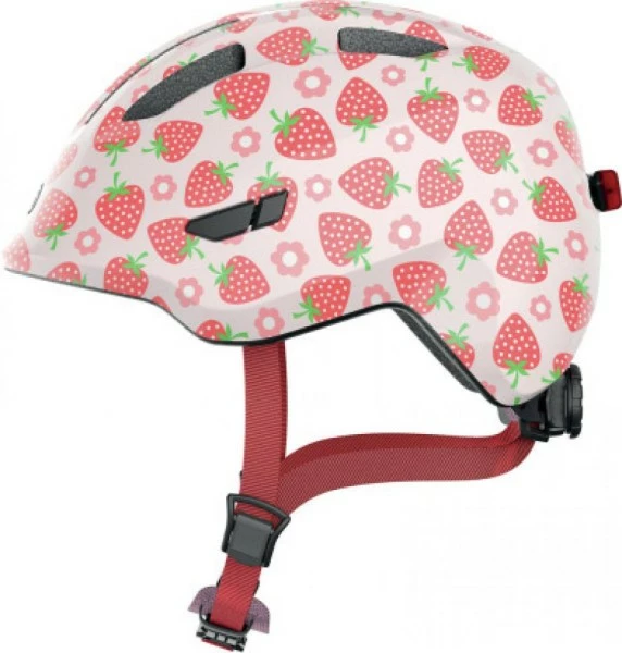 Abus Kinderhelm Smiley 3.0 LED Rose Strawberry Gr. M 50-55 Cm 3 Abus Kinderhelm Smiley 3.0 LED Rose Strawberry Gr. M 50-55 Cm