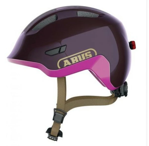 Abus Kinderhelm Smiley 3.0 ACE LED Royal Purple Gr. S 45-50 Cm 3 Abus Kinderhelm Smiley 3.0 ACE LED Royal Purple Gr. S 45-50 Cm