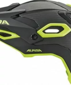 Alpina Fahrradhelm Rootage Schwarz Neongelb Matt Gr. 52-57 Cm