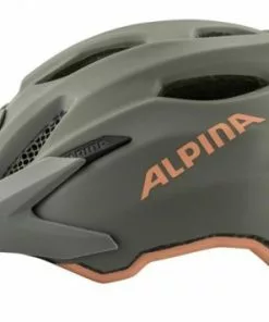 Alpina Kinderhelm Carapax Jr Flash Moon Grey Peach Matt Gr. 51-56 Cm