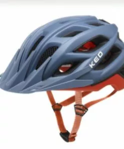 KED Fahrradhelm Companion (2022), Blue Grey Orange Matt,