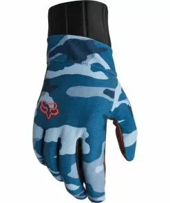 Fox Handschuhe Defend Pro Fire Blue Camouflage Größe M