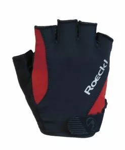 Roeckl Sports Fahrradhandschuh Basel Schwarz Rot Größe 7