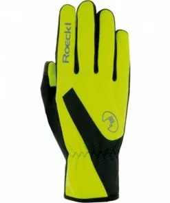 Roeckl Sports Fahrradhandschuh Roth Neongelb Größe 9