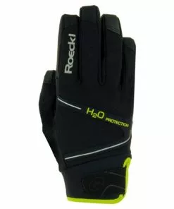 Roeckl Winterhandschuh Rhone Schwarz Gelb Größe 8