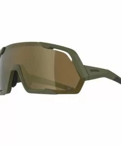 Alpina Sonnenbrille Rocket Q-Lite Rahm. Olive Matt Glas Bronze Versp. Kat.3